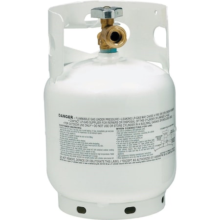 Manchester Tank and Equipment 5 Lb. Capacity Steel TC/DOT Vertical LP Propane Tank 10054TCTH.4